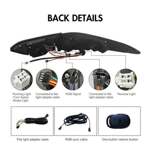 Invoke Concepts Aero Style RGB LED Tail Lights - Toyota Camry 2018-2024