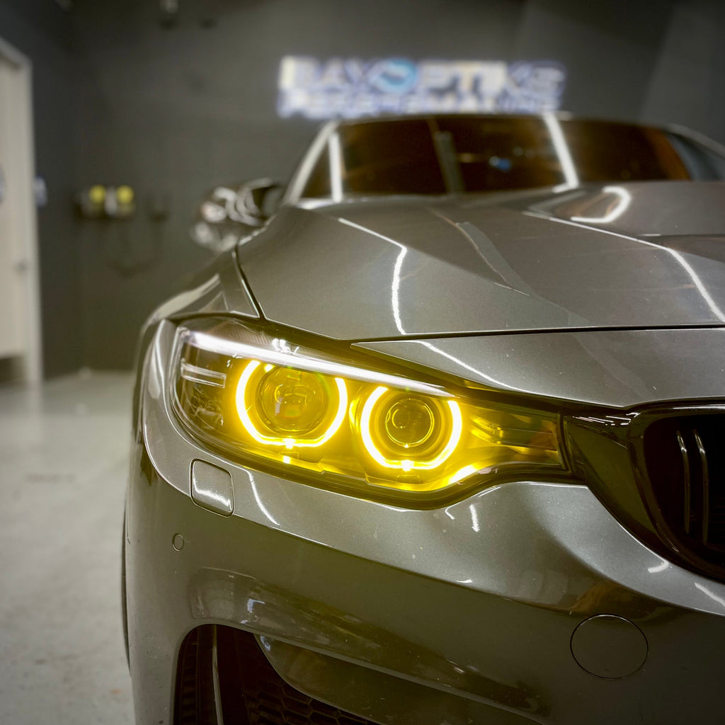 Bayoptiks CSL Yellow Headlight DRL Module Upgrade - BMW M3 / M4 / 4-Series 2014-2017 (F32/F80/F82)