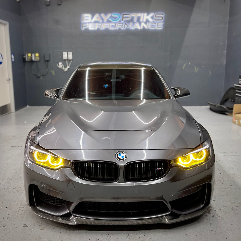 Bayoptiks CSL Yellow Headlight DRL Module Upgrade - BMW M3 / M4 / 4-Series 2014-2017 (F32/F80/F82)