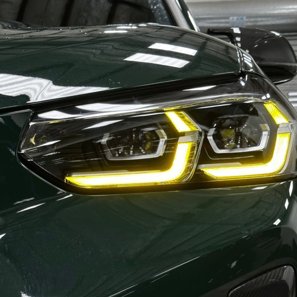 Bayoptiks CSL Yellow Headlight DRL Module Upgrade - BMW X3 & X4 (G01/G02) / X3M & X4M (F97/F98) 2018-2024