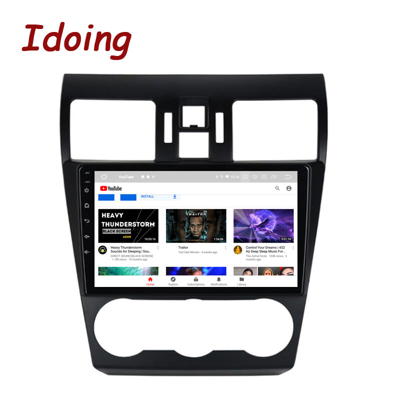 Idoing Head Unit w/ Wireless Apple CarPlay & Android Auto - Subaru Forester 2014-2018  /  Impreza 2014-2016  / Crosstrek 2014-2017