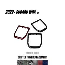 Load image into Gallery viewer, JDMuscle MT Carbon Fiber Shifter Trim Replacement - Subaru WRX 2022-2025