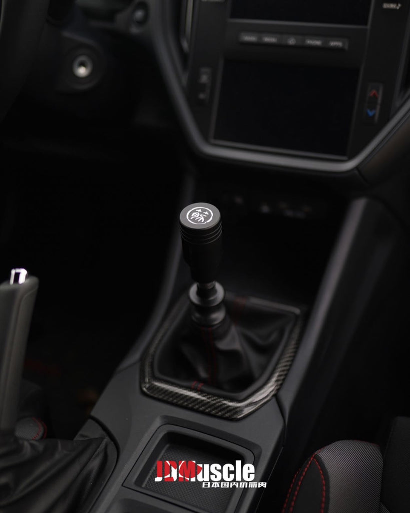 JDMuscle MT Carbon Fiber Shifter Trim Replacement - Subaru WRX 2022-2025