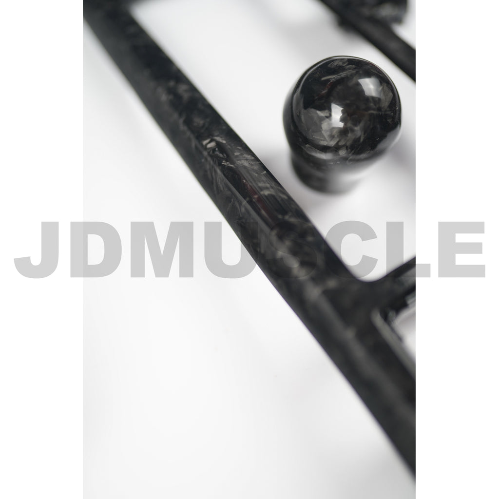 JDMuscle Carbon Fiber Cup Holder Trim Replacement - Subaru STi 2008-2021