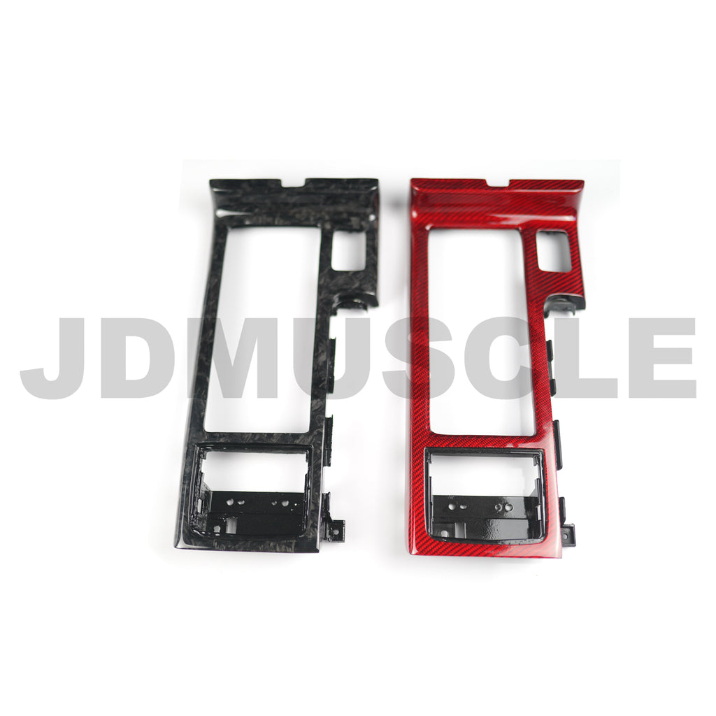 JDMuscle Carbon Fiber Cup Holder Trim Replacement - Subaru STi 2008-2021