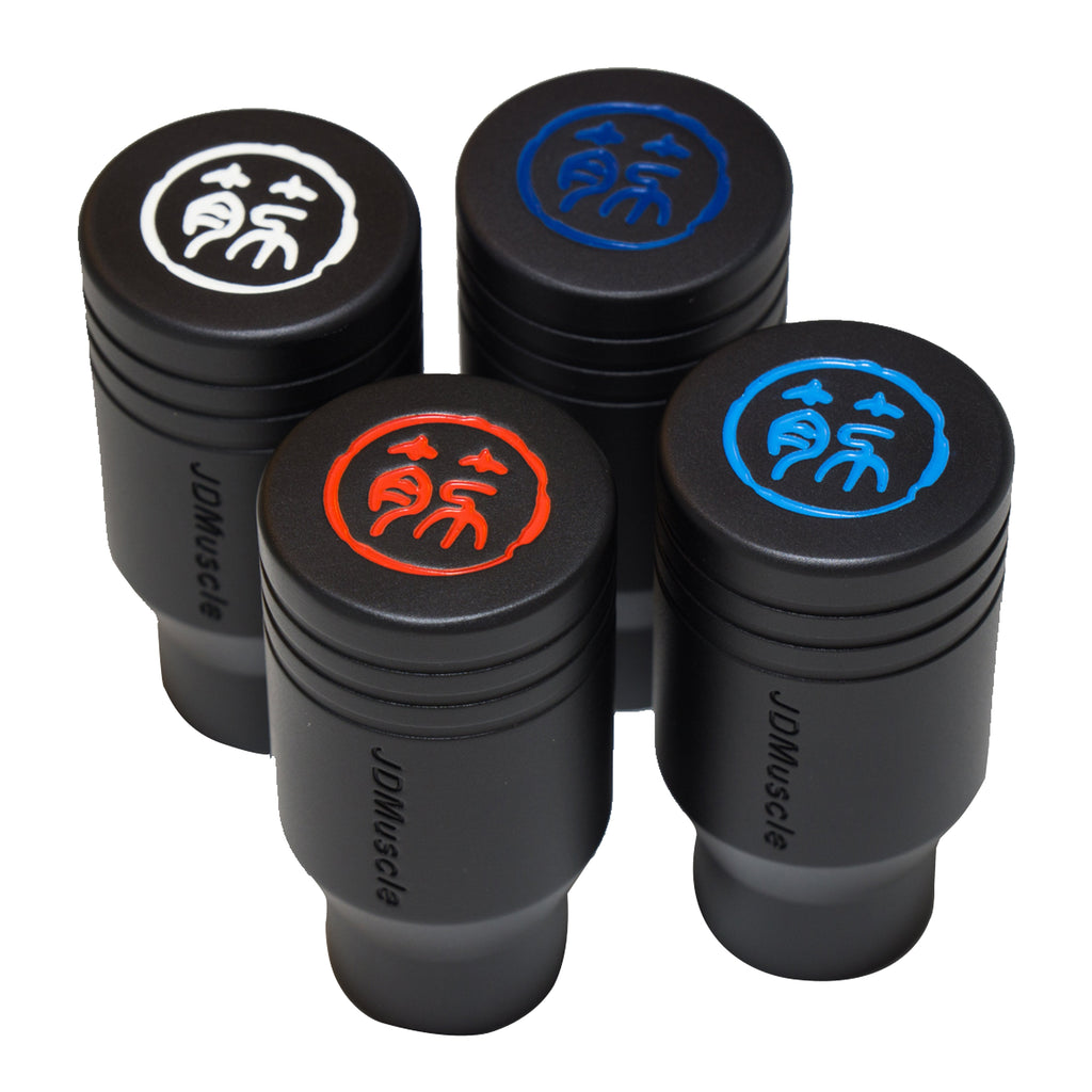 JDMuscle Black Piston Suji Series Shift Knob - Universal