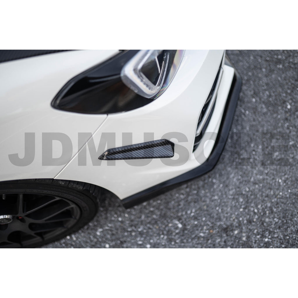 JDMuscle Tanso Carbon Fiber/Painted Canards V1 - Subaru WRX / STi 2015-2021