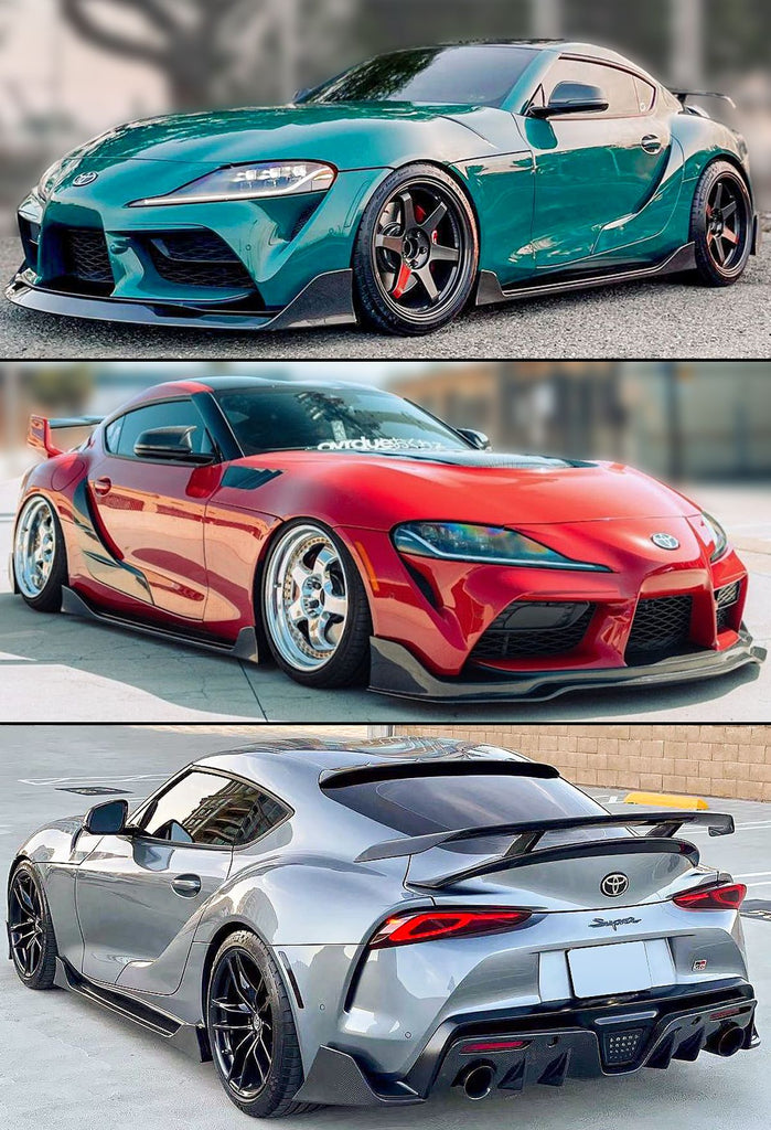 Invoke Concepts Carbon Fiber Side Skirts - Toyota Supra A90/A91 2020-2025