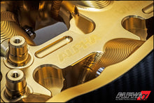 Load image into Gallery viewer, AMS Performance Alpha Cast Plenum/Billet Intake Manifold w/Standard Fuel Rail (Gold) - Nissan GT-R 2009-2021