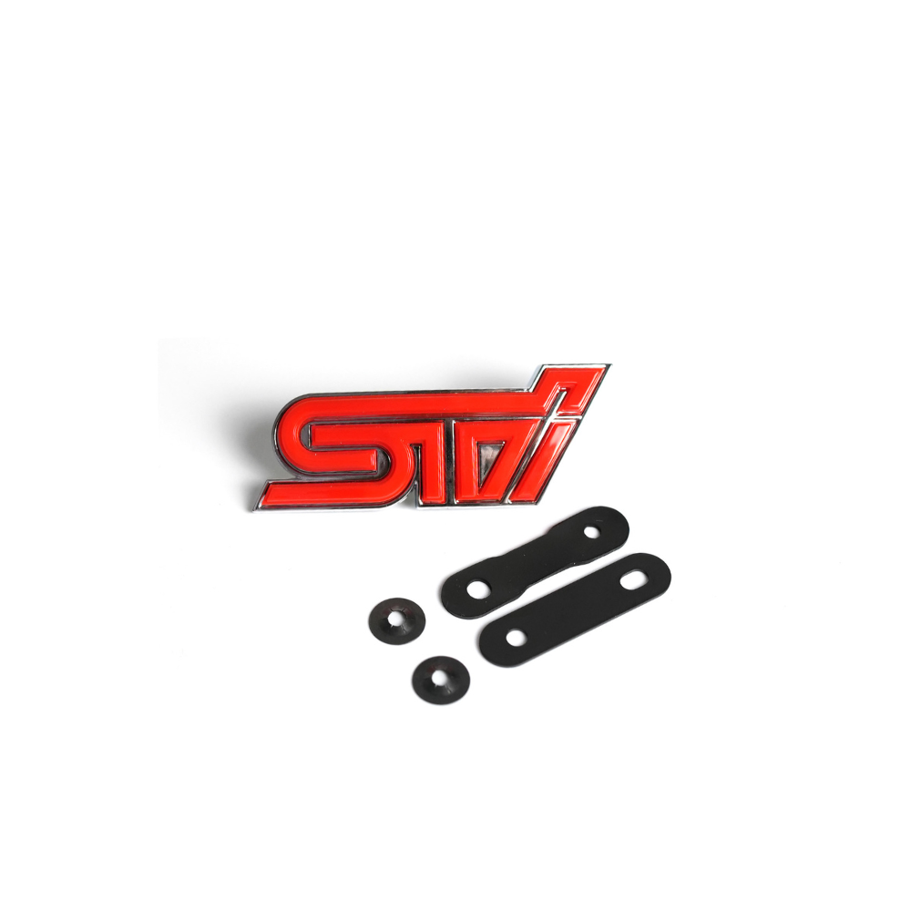 Racing Art STI Grille Emblem w/ Multiple Color Available - Subaru STi Models