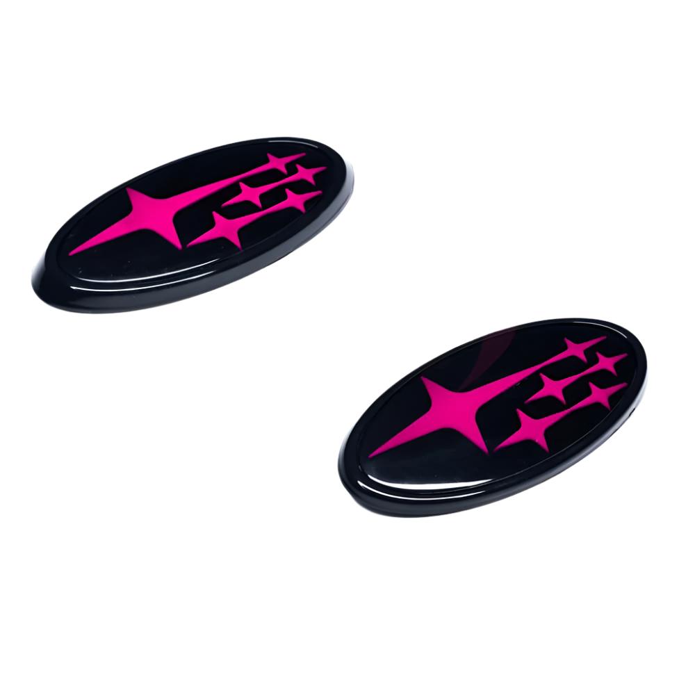 Front & Rear Gloss Emblem Kit - Subaru WRX / STI Hatchback 2008-2014