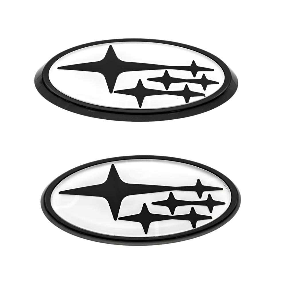 Front & Rear Gloss Emblem Kit - Subaru WRX 2011-2024 / STI 2011-2021