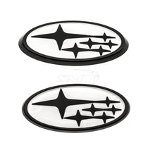 Load image into Gallery viewer, Front &amp; Rear Gloss Emblem Kit - Subaru WRX 2011-2023 / STI 2011-2021