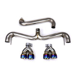 FactionFab Axle Back Exhaust w/ Burnt Tips - Subaru WRX (Hatch) 2011-2014 / STi (Hatch) 2008-2014