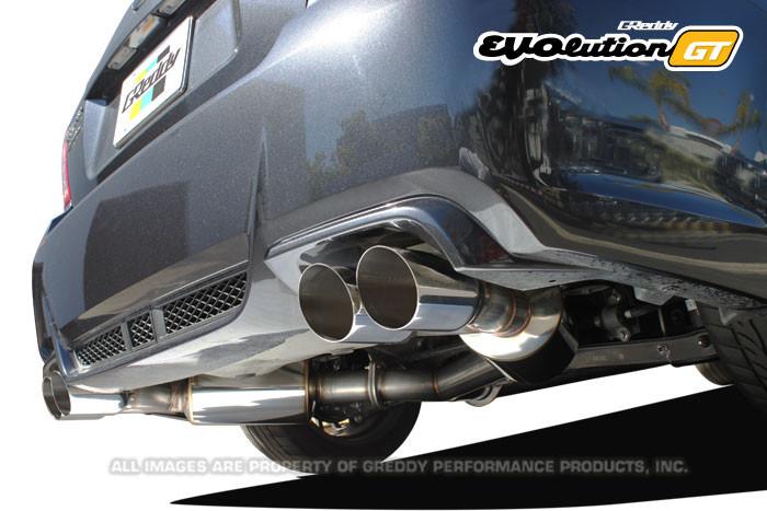 Greddy Evolution GT Cat Back Exhaust - Subaru WRX / STI 2011-2014 (Sedan)