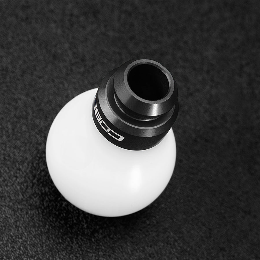 Cobb Subaru 5-Speed Knob (White w/ Stealth Black) - Subaru WRX 2002-2014 (+Multiple Fitments)