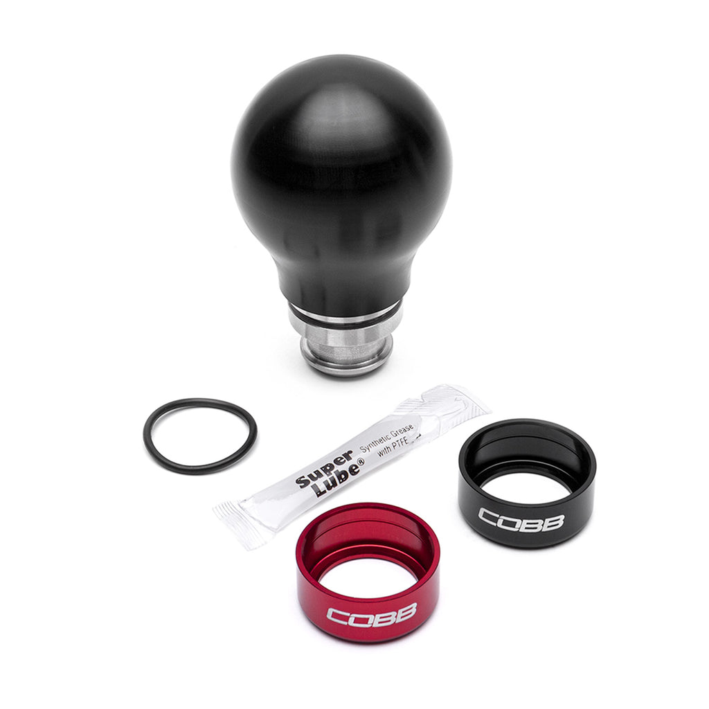 Cobb Subaru 5-Speed COBB Weighted Shift Knob (Stealth Black; Short) - Subaru WRX 2002-2014 (+Multiple Subaru Fitments)
