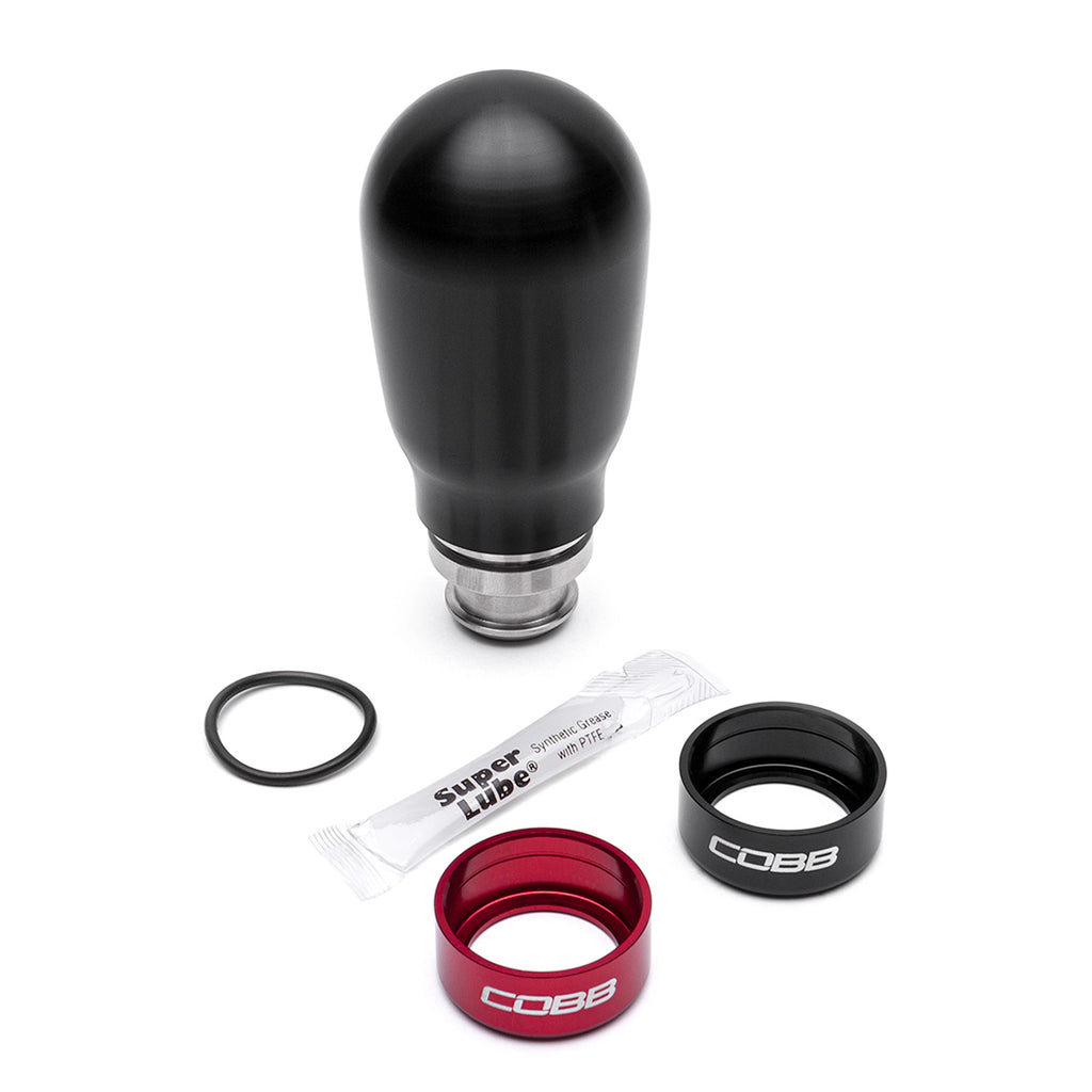 Cobb Subaru 5-Speed COBB Weighted Shift Knob (Stealth Black; Tall) - Subaru WRX 2002-2014 (+Multiple Subaru Fitments)