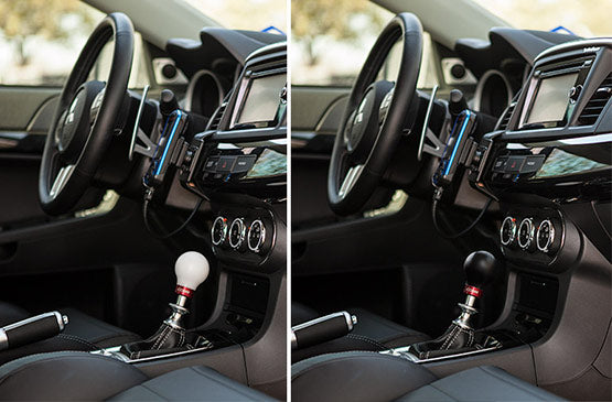 Cobb Shift Knob (White / Red) - Mitsubishi Evolution X 2008-2015