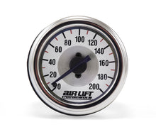 Load image into Gallery viewer, Air Lift Single Needle Gauge- 200 PSI