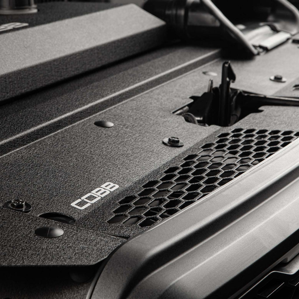 Cobb Aluminum Radiator Shroud (Black) - Ford F150 Ecoboost Raptor 2017-2020