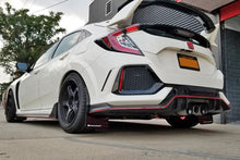 Load image into Gallery viewer, Rally Armor 17-21 Honda Civic Type R White UR Mud Flap w/ Black Logo