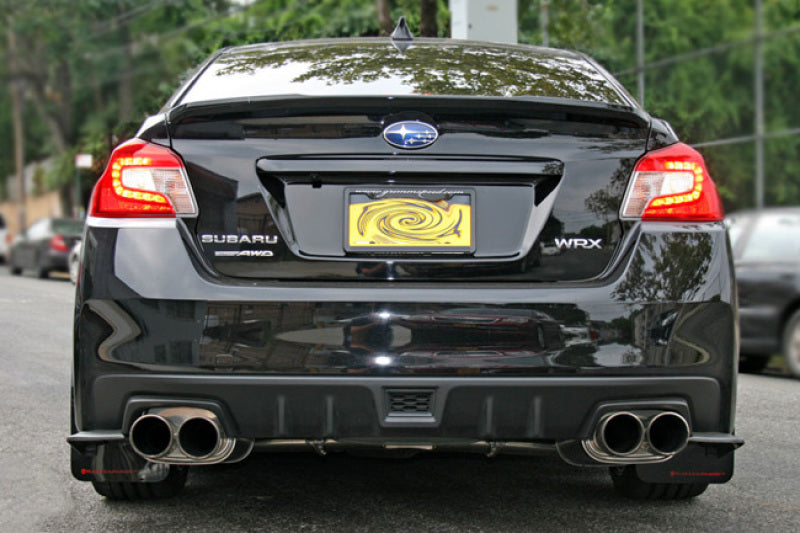 Rally Armor 15-21 Subaru WRX & STI Black Mud Flap Grey Altered Font Logo