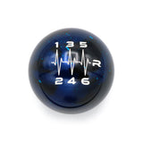 Billetworkz 6 Speed Heartbeat Engraving Cosmic Space Shift Knob - Subaru STi 2004-2021
