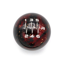 Load image into Gallery viewer, Billetworkz 6 Speed Heartbeat Engraving Cosmic Space Shift Knob - Subaru STi 2004-2021