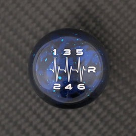 Billetworkz 6 Speed Heartbeat Engraving Cosmic Space Shift Knob - Subaru STi 2004-2021