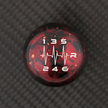 Load image into Gallery viewer, Billetworkz 6 Speed Heartbeat Engraving Cosmic Space Shift Knob - Subaru STi 2004-2021