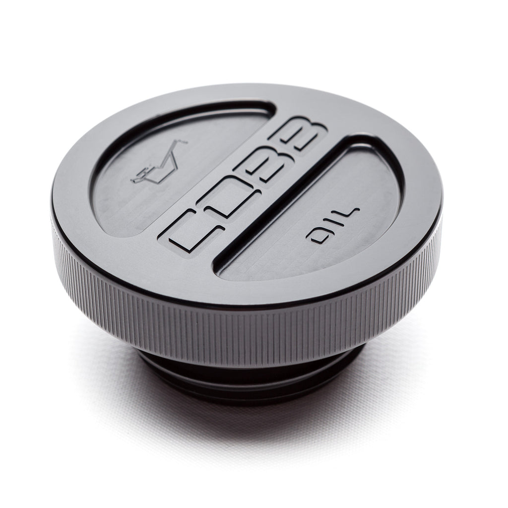 Cobb Subaru Oil Cap (Stealth Black) - Multiple Subaru Fitments