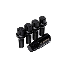 Load image into Gallery viewer, Vossen 28mm Lug Bolt Locks (14x1.25; 17mm Hex; Cone Seat; Black) Set of 4 - Universal