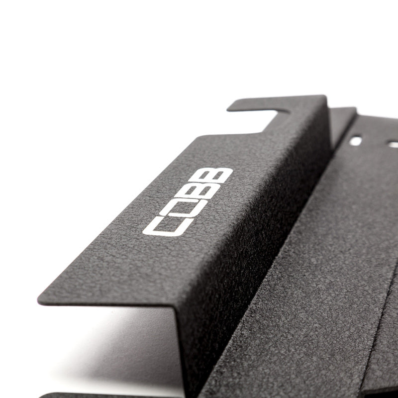 Cobb Aluminum Radiator Shroud (Wrinkle Black) - Subaru WRX / STi 2008-2014