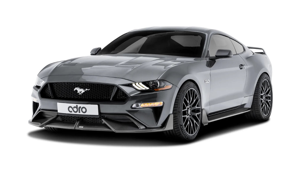 Adro Carbon Fiber Front Lip - Ford Mustang 2018-2022