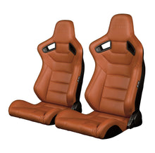Load image into Gallery viewer, Braum Racing ELITE Series Racing Seats (Pair; British Tan)