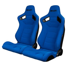 Load image into Gallery viewer, Braum Racing ELITE Series Racing Seats (Pair; Blue Cloth)