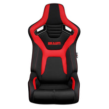 Load image into Gallery viewer, Braum Racing ELITE-R Series Racing Seats (Pair; Black & Red Cloth)