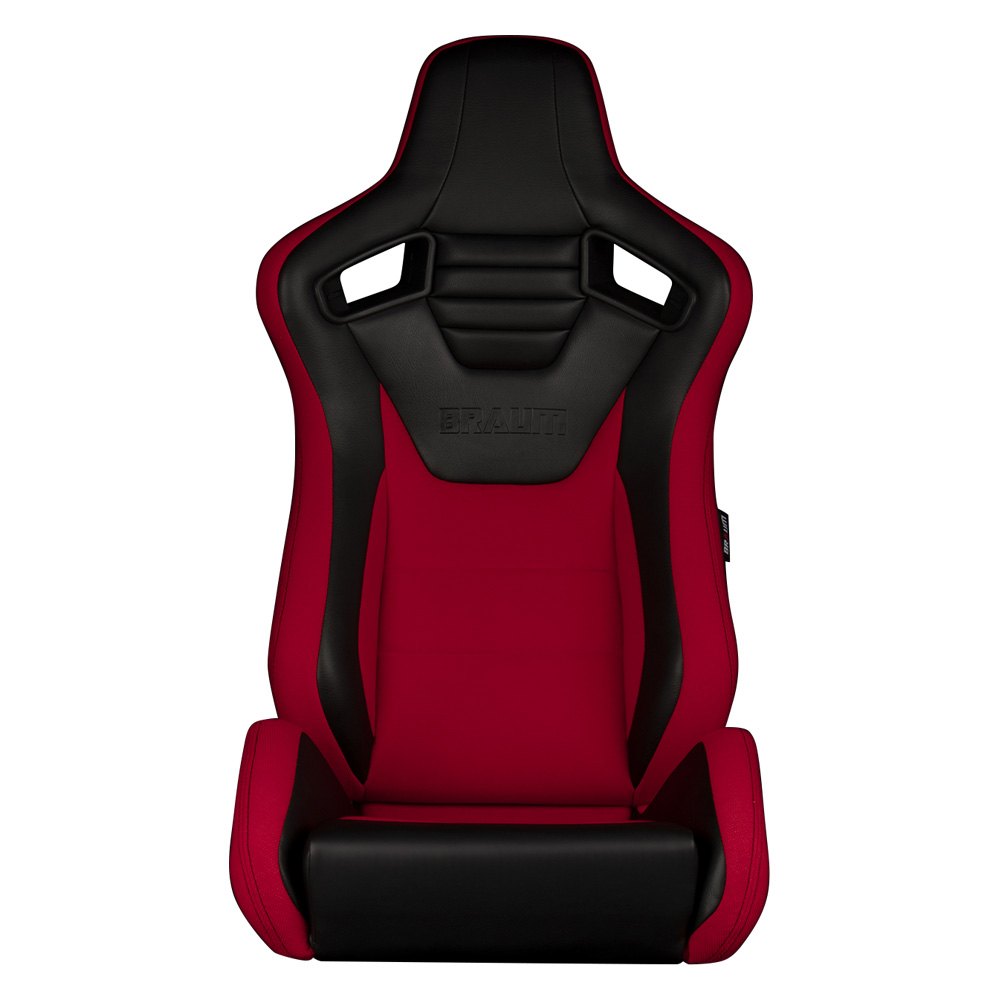 Braum Racing ELITE-S Series Racing Seats (Pair; Black | Red)