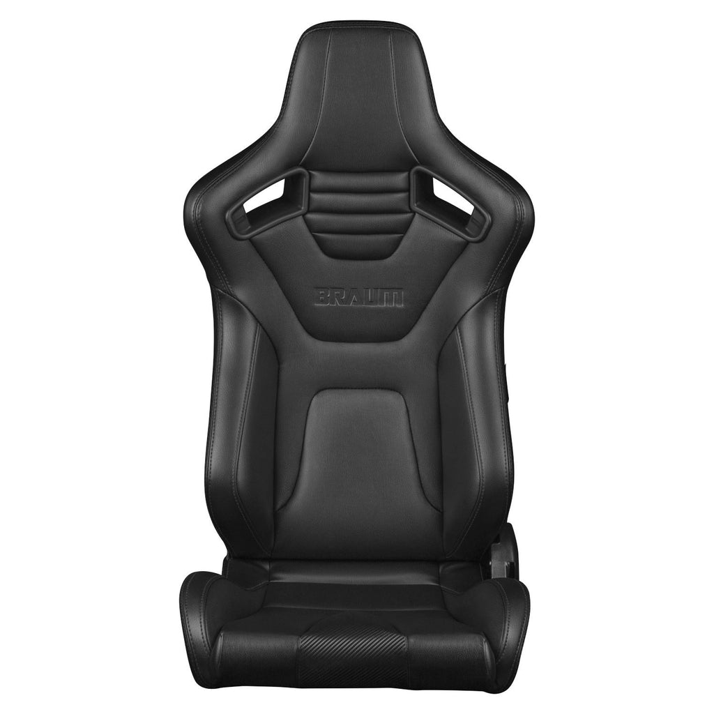 Braum Racing ELITE-X Series Racing Seats (Pair; Black Stitching)