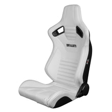 Load image into Gallery viewer, Braum Racing ELITE-X Series Racing Seats (Pair; White Leatherette)