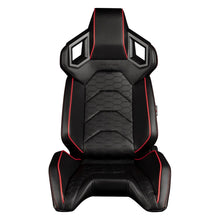 Load image into Gallery viewer, Braum Racing ALPHA-X Series Racing Seats (Pair; Black / Red Trim)