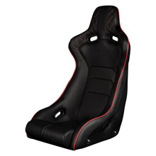 Load image into Gallery viewer, Braum Racing VENOM X Series Fixed Back Racing Seats (Single; Diamond Edition / Red Piping)