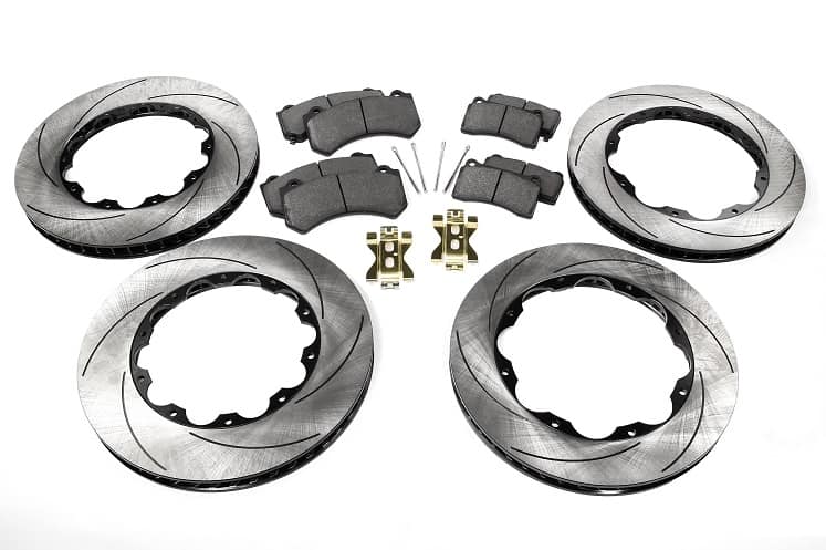 SBD Slotted Brake Rotor + Pad Complete Package - Nissan GT-R R35 2009-2020