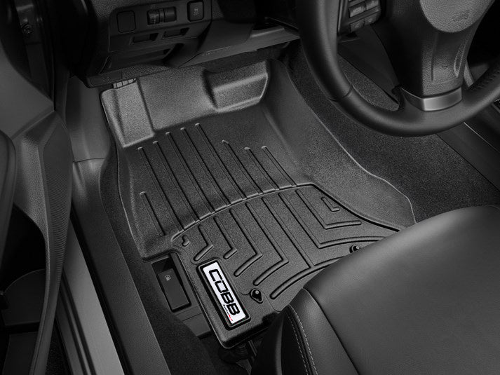 COBB x WeatherTech Front & Rear FloorLiner (Black) - Subaru WRX / STi 2015-2021