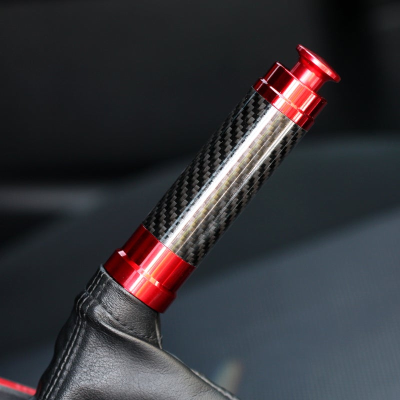 Patterson Performance Parking Brake Handle Cover w/ Button - 2005+ Subaru WRX & STI (+Multiple Fitments)