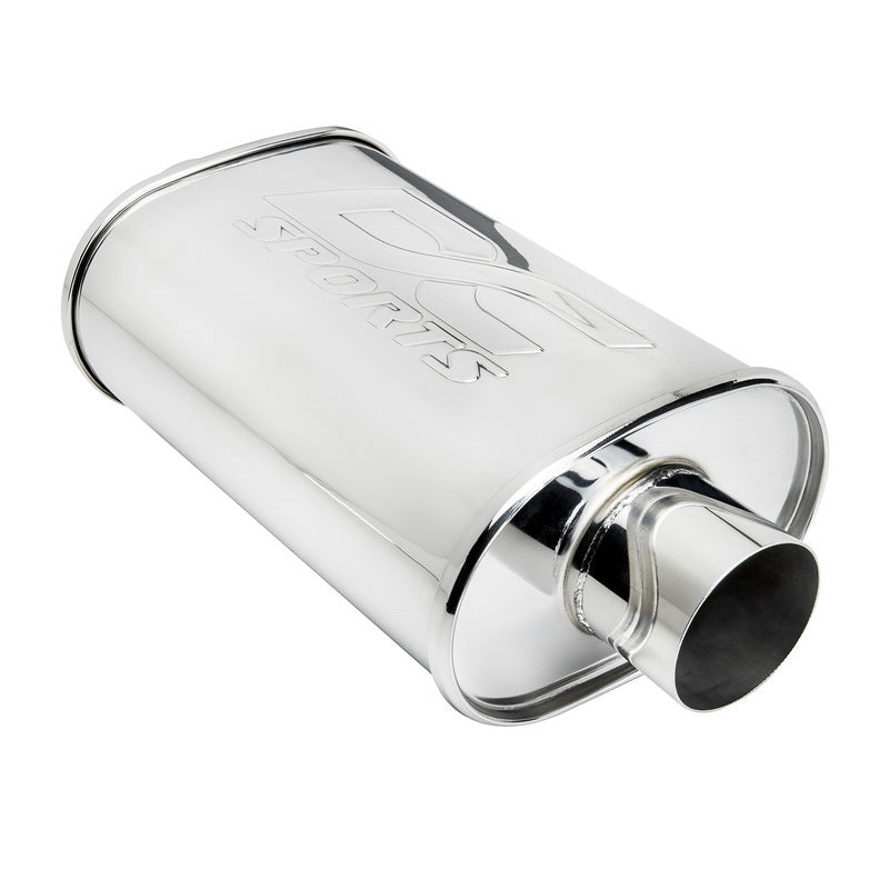 Floshine 3" Exhaust Muffler,3" Inlet/outlet, Universal 20" Overalll Stainless Steel Straight Through Design Resonator Super 10 Muffler Floshine 3" Exhaust Muffler,3" Inlet/outlet, Universal 20" Overalll Stainless Steel Straight Through Design Resonator Super 10 Muffler
