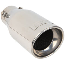 Load image into Gallery viewer, DC Sport Polished Stainless Universal Bolt On Exhaust Slant Cut Tip 2.25" Inlet 3.75" Outlet