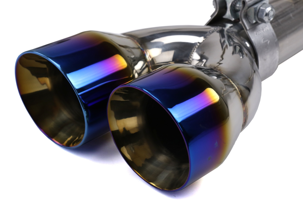 FactionFab Axle Back Exhaust w/ Burnt Tips - Subaru WRX 2015-2021 / STI 2015-2018