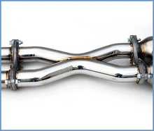 Load image into Gallery viewer, Invidia 2008-2013 Infiniti G37 Coupe Gemini Rolled Stainless Steel Tip Cat-back Exhaust